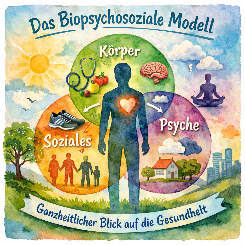 Das Biopsychosoziale Gesundheitsmodell:  Ganzheitlicher Bilck auf die Gesundheit
