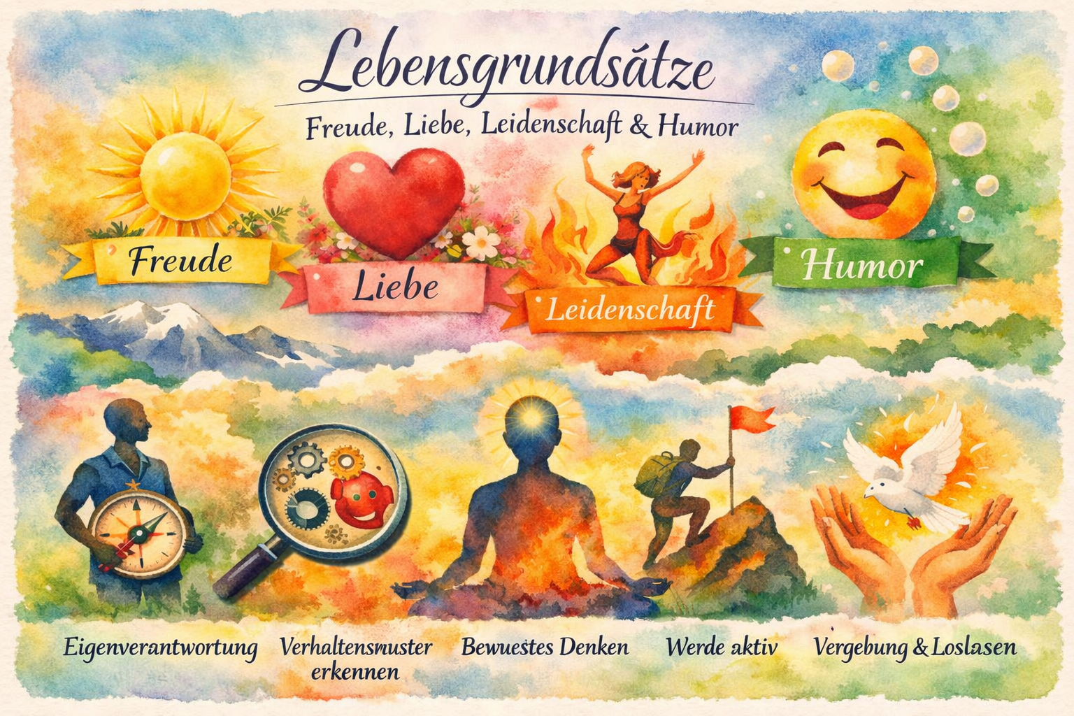 Der Sinn meines Lebens: Das Leben mit Freude, Liebe, Leidenschaft und Humor gelassen geniessen 